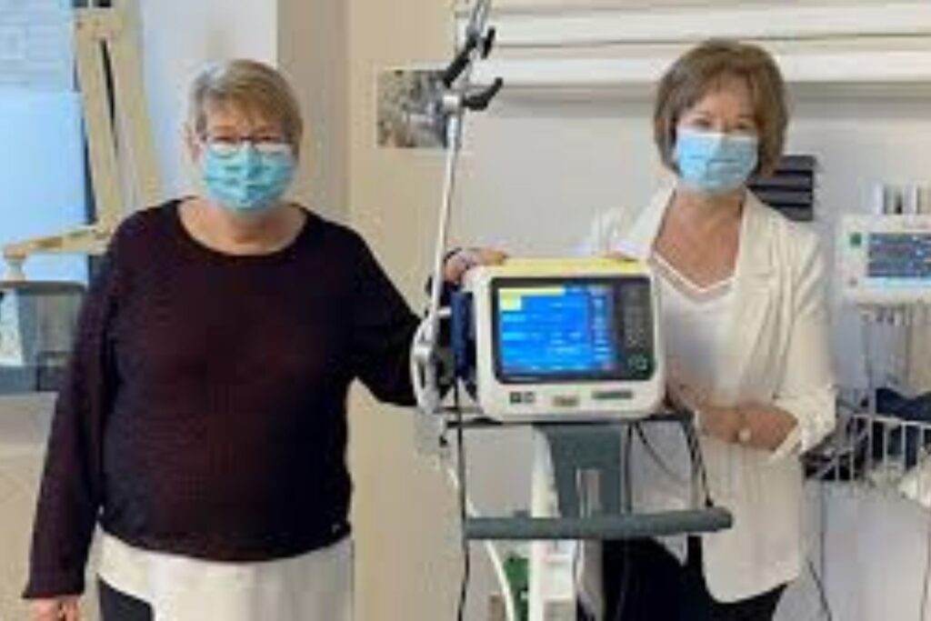 Valerie Messmer (ex‑Auxiliary President) & Linda Wolfram (Auxiliary Secretary and past Site Manager)