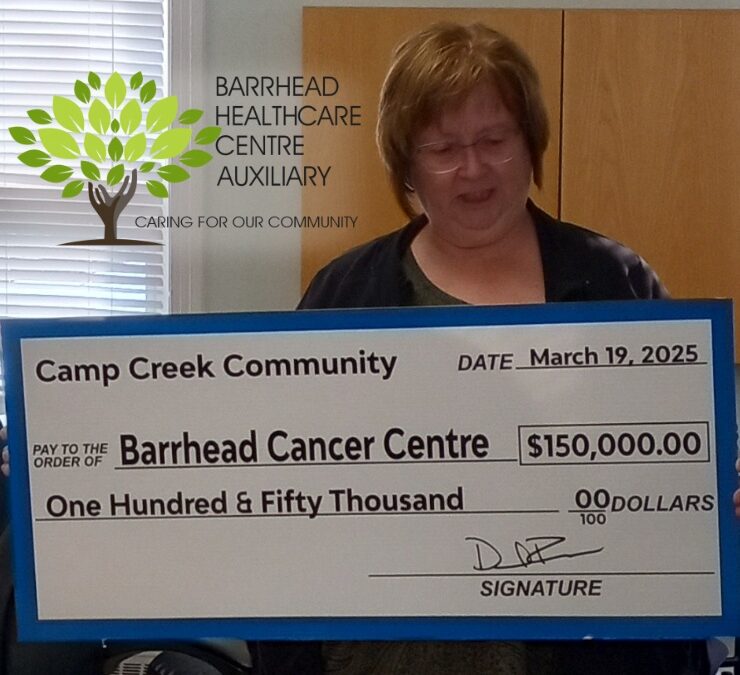 Camp Creek Community Hall Association Donation