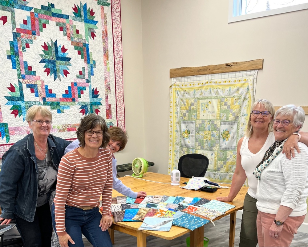 Local quilters donate, volunteer, Barrhead Healthcare Center, charity