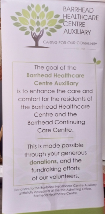 Barrhead Auxiliary, Public Events Sign