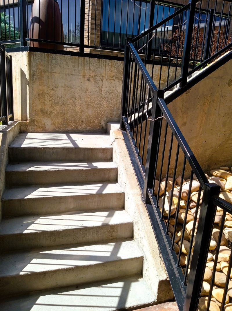 Under Walkway Stairway, Ella's Garden, Barrhead Healthcare Center Auxiliary